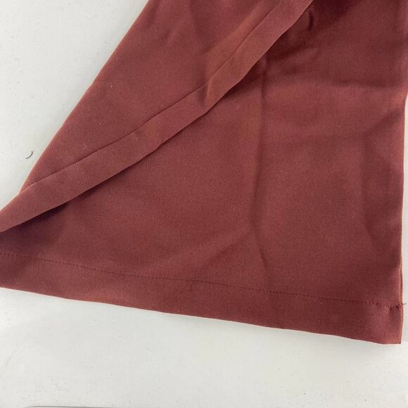 Bishop + Young Cameron Burnt Orange v neck short sleeve jumpsuit NWT Womens XS - Picture 5 of 8